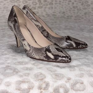Cole Haan Snakeskin Pattern Heels